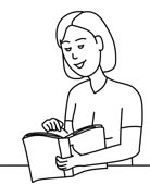 reading book